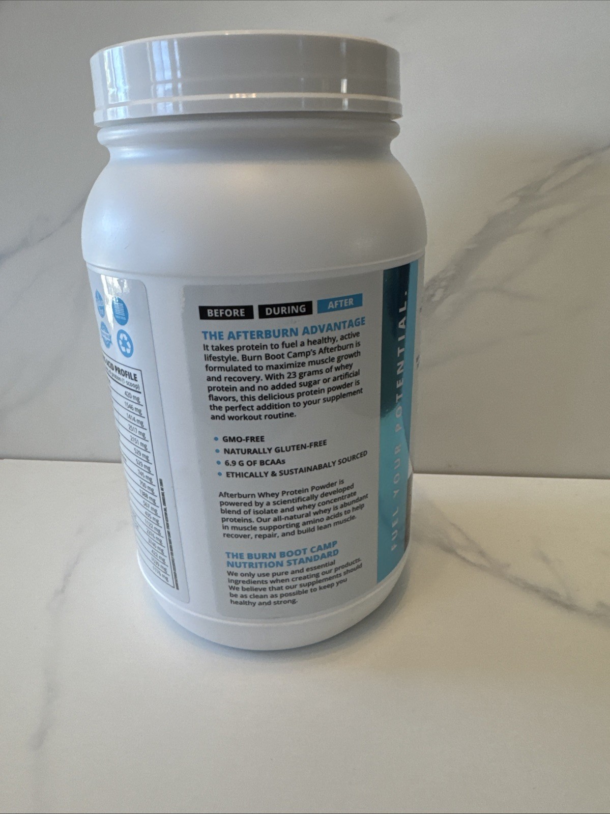 Burn Boot Camp Afterburn Whey Protein Powder Chocolate 33.3 Oz EXP 04/2027 New