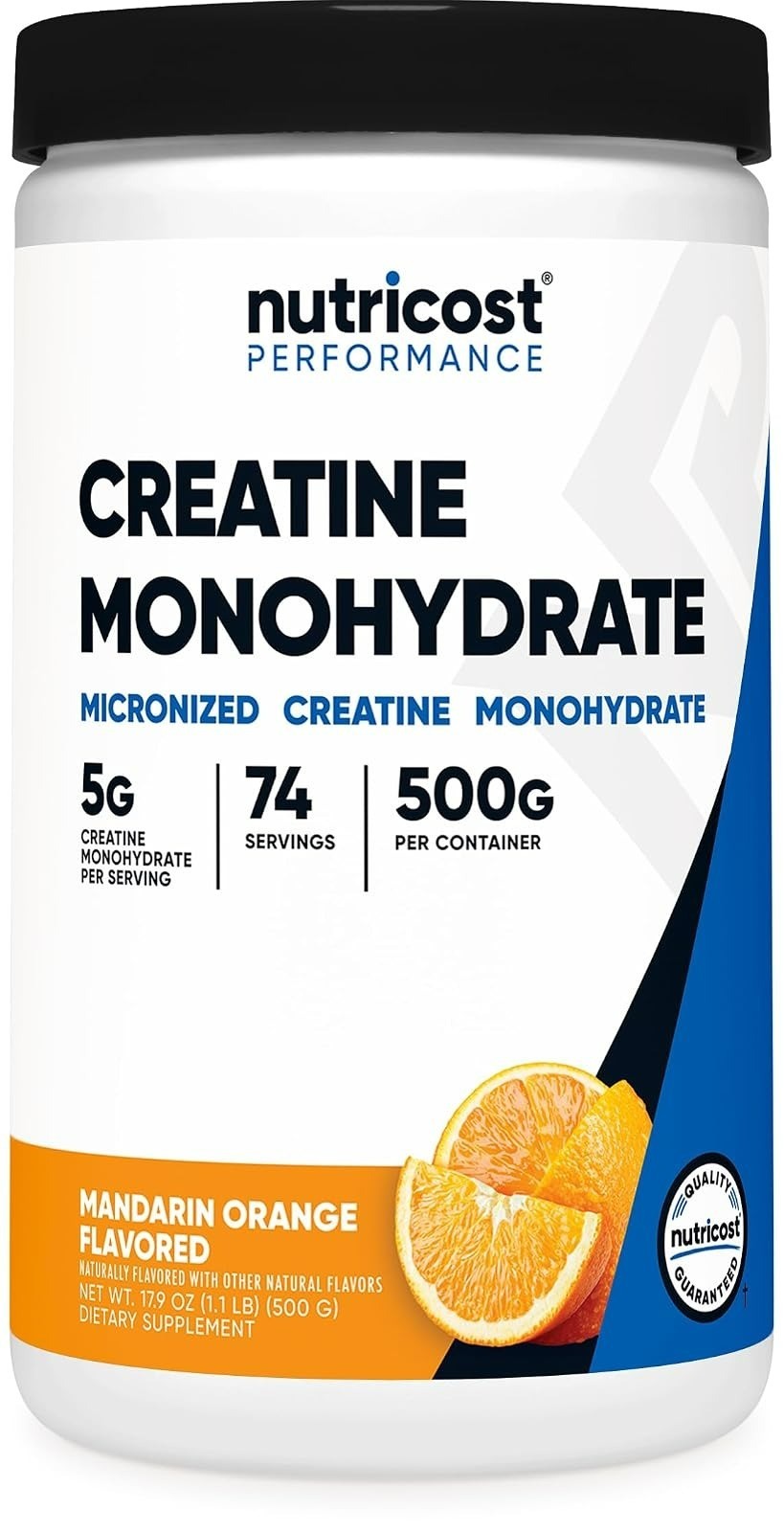 Nutricost Creatine Monohydrate Powder 500G | 100 Servings | Unflavored