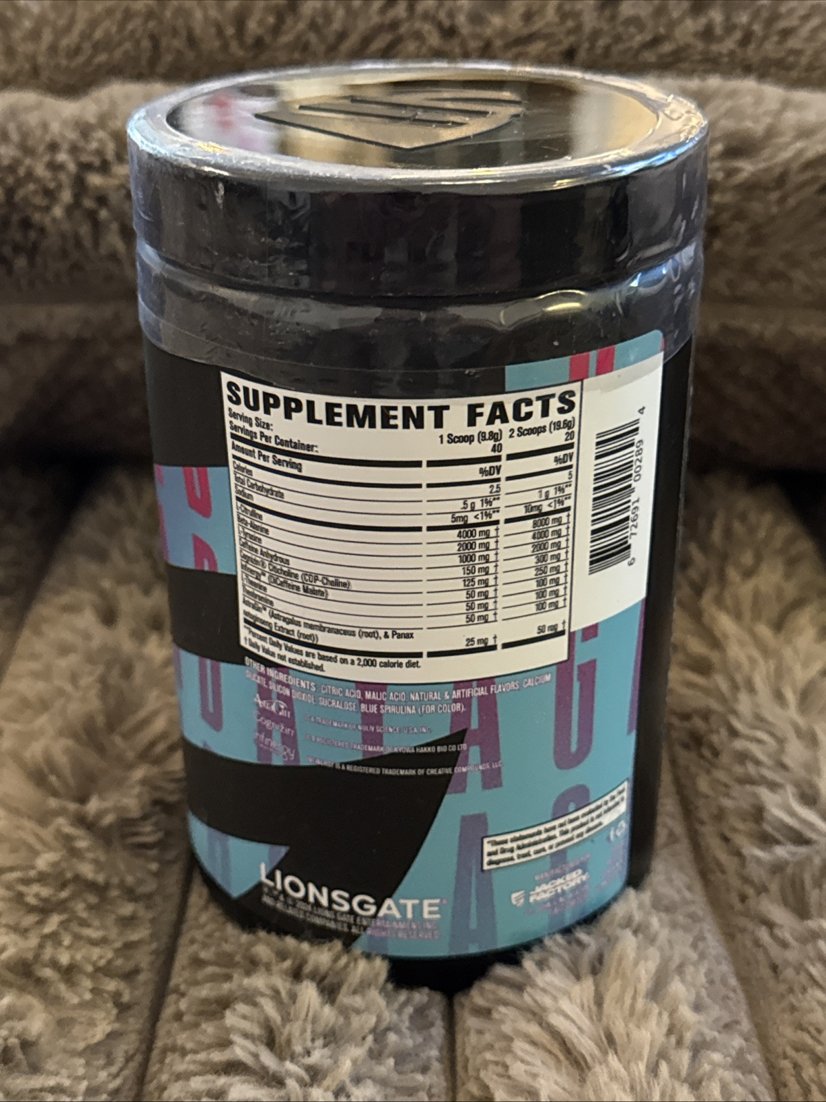 X John Wick – Wick Mode Pre Workout Powder – Intense Energy, Battle-Ready Focus