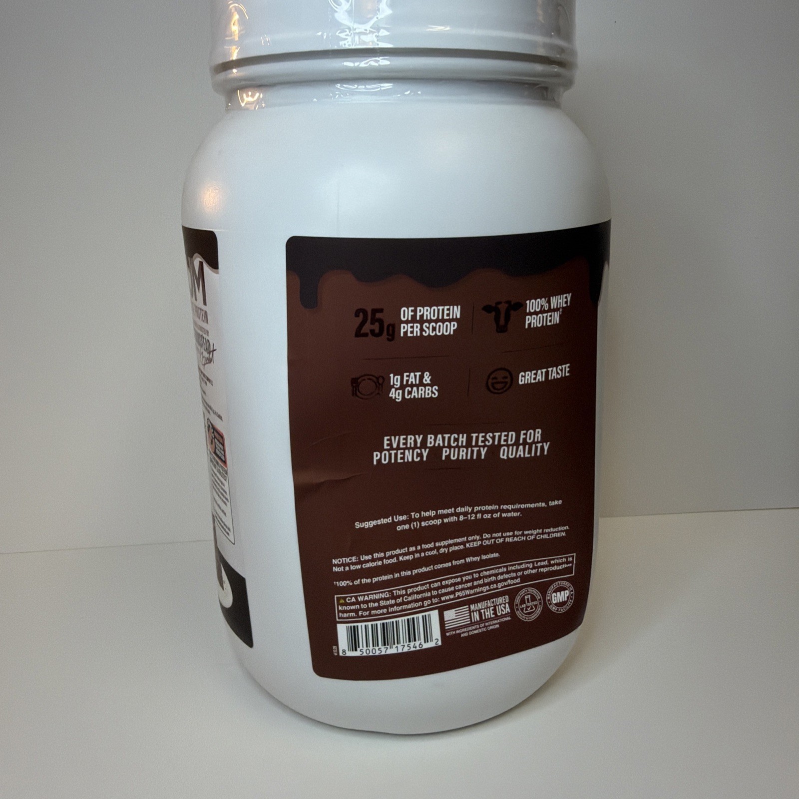 Raw Nutrition BUM Itholate Protein – Fudge Brownie – New – 25 Servings