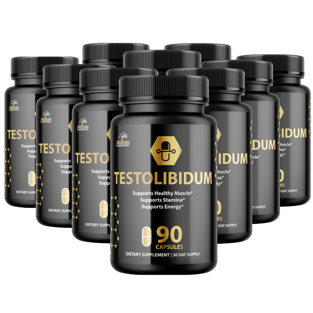 Testolibidum- Bodybuilding & Men’s Health Support- 10 Bottles- 900 Capsules