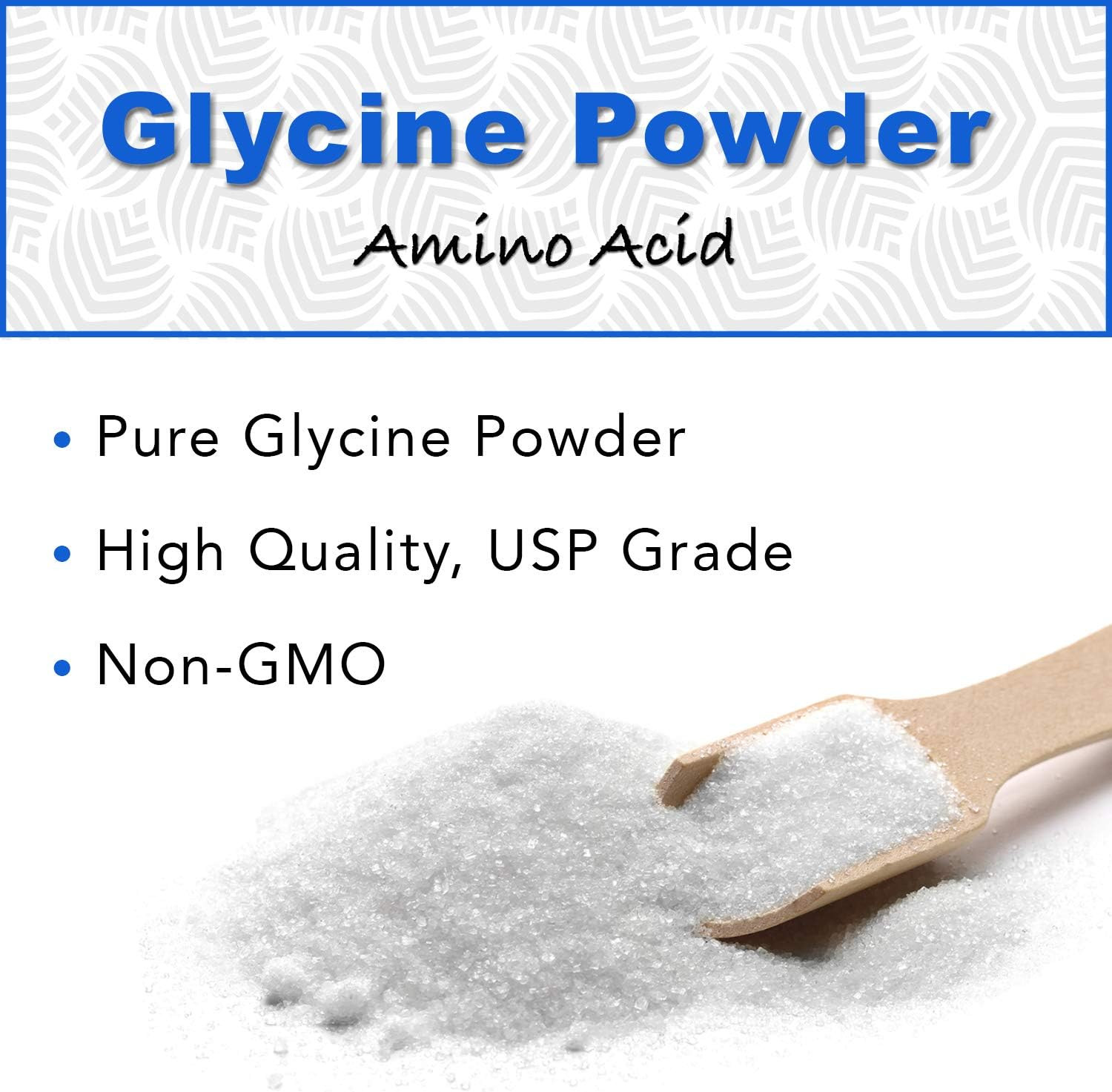 Glycine Powder (2 Lbs) – Promotes Restful Sleep, Muscle Energy and Strength, Mem