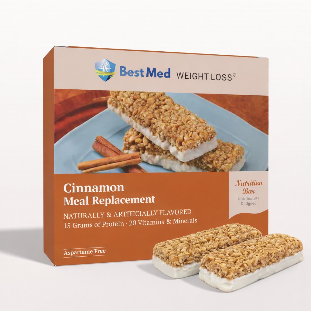 BestMed Weight Loss Cinnamon Bars Ideal Protein Alternative Diet 7ct