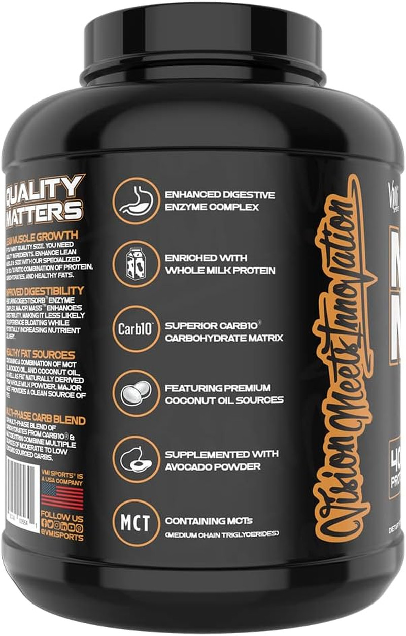| Major Mass Lean Mass Gainer | Mass Gainer Protein Powder for Muscle Gain | Wei
