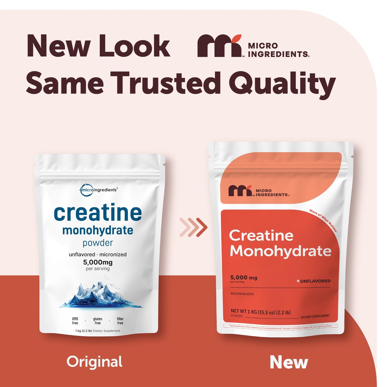Creatine Monohydrate Powder 1 kg (2.2 Lbs), 5000mg Per Serv, Micronized Creat…