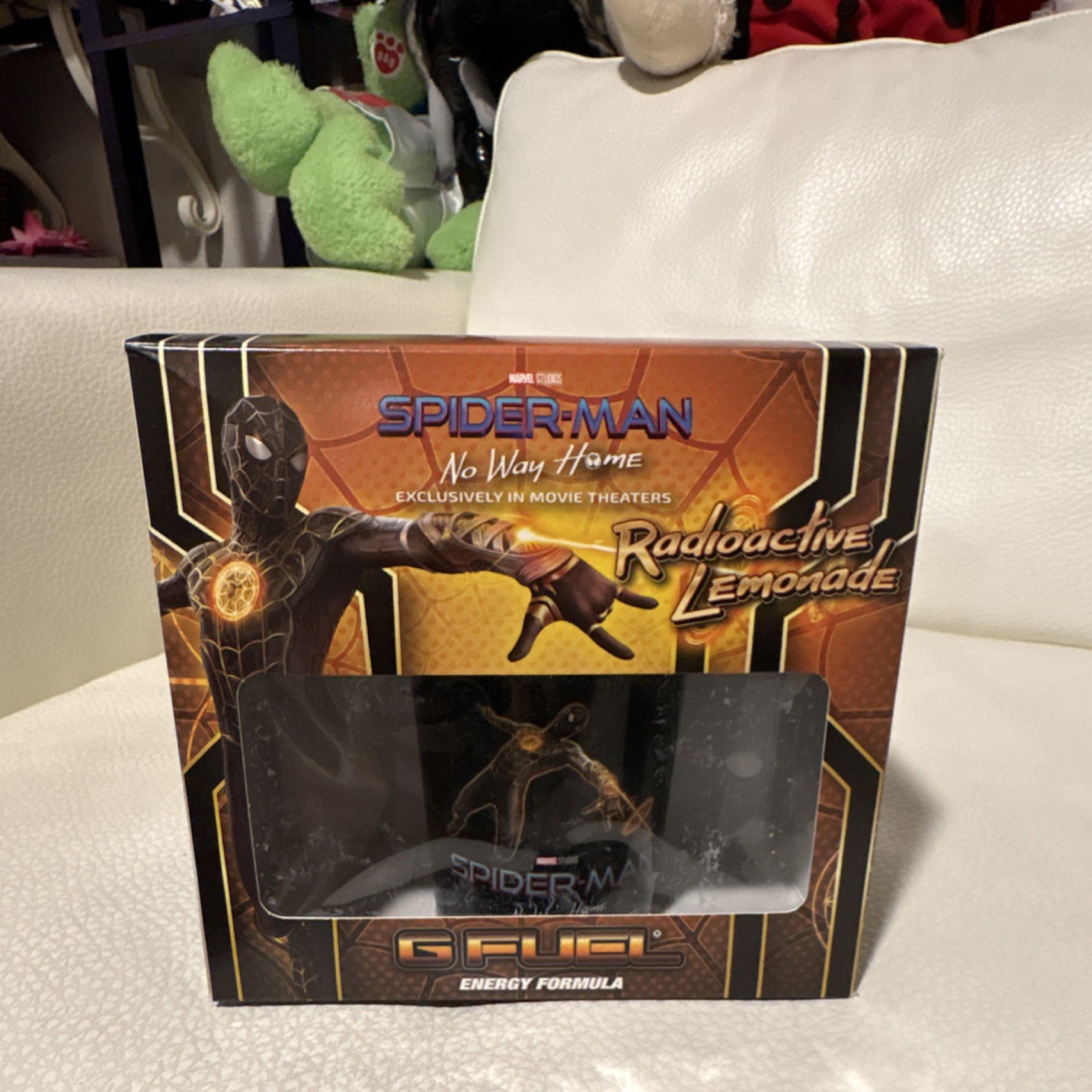 G FUEL Spider-Man No Way Home box. *BOX AND SHAKER ONLY