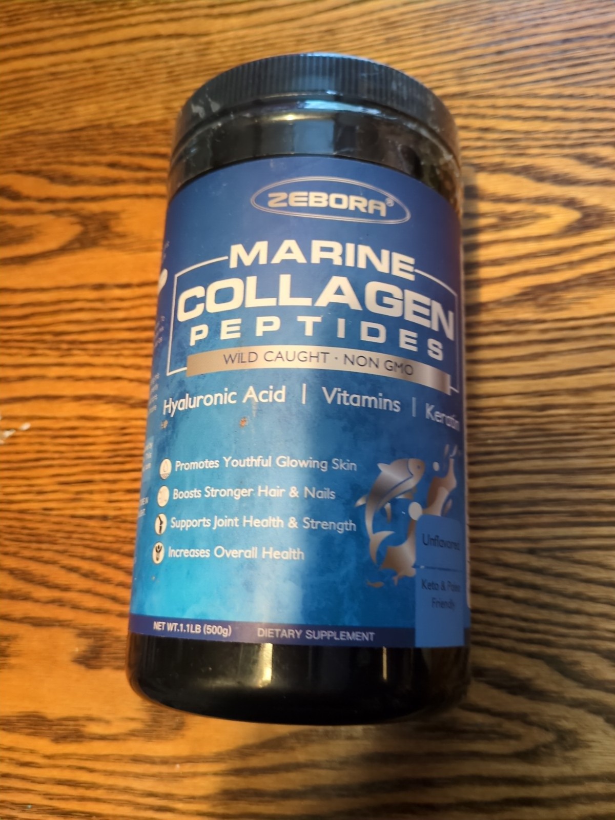 ZEBORA Marine Collagen Peptides Powder – Wild Caught Hydrolyzed Fish Collagen
