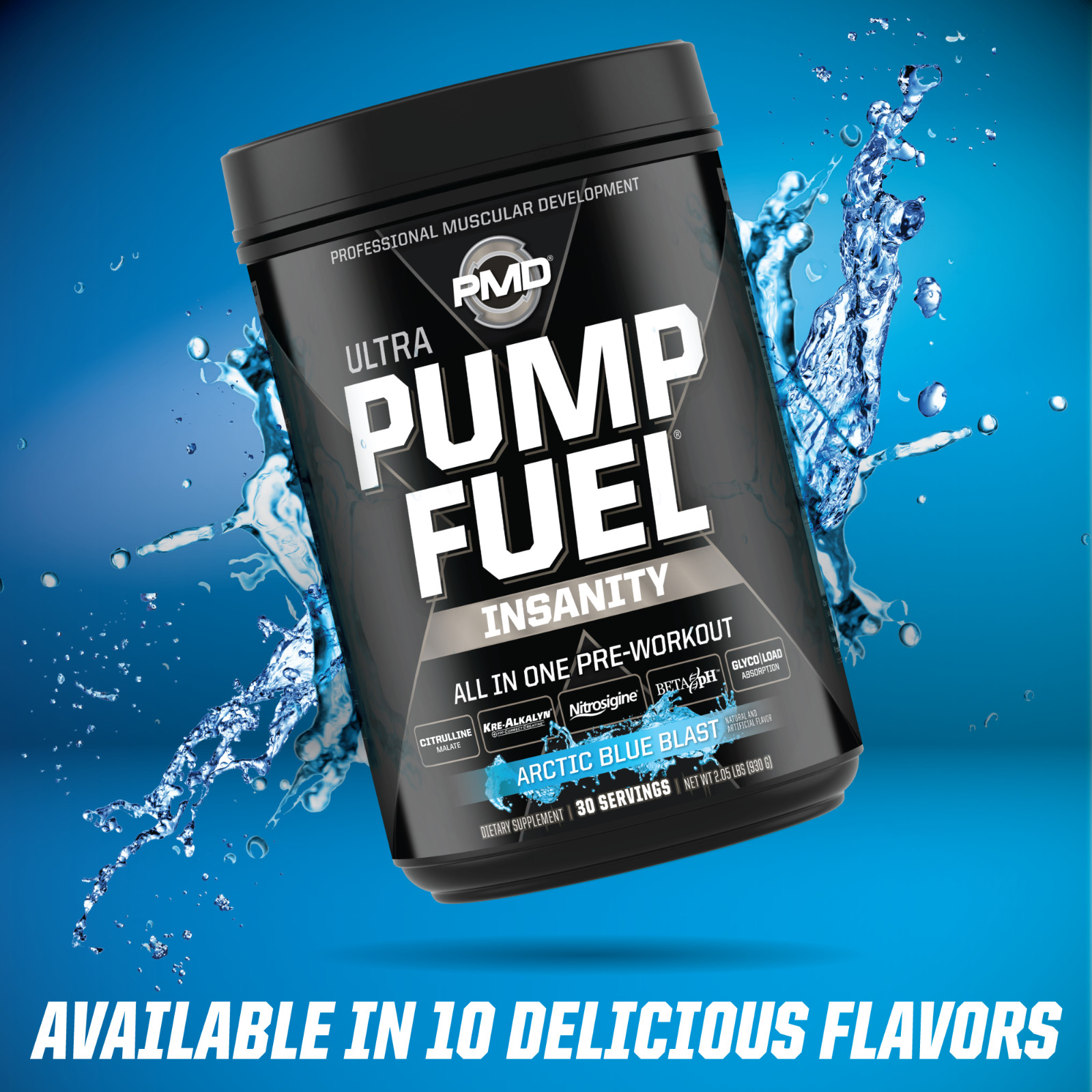 PUMP FUEL ULTRA INSANITY GLYCO LOAD – ARCTIC BLUE BLAST