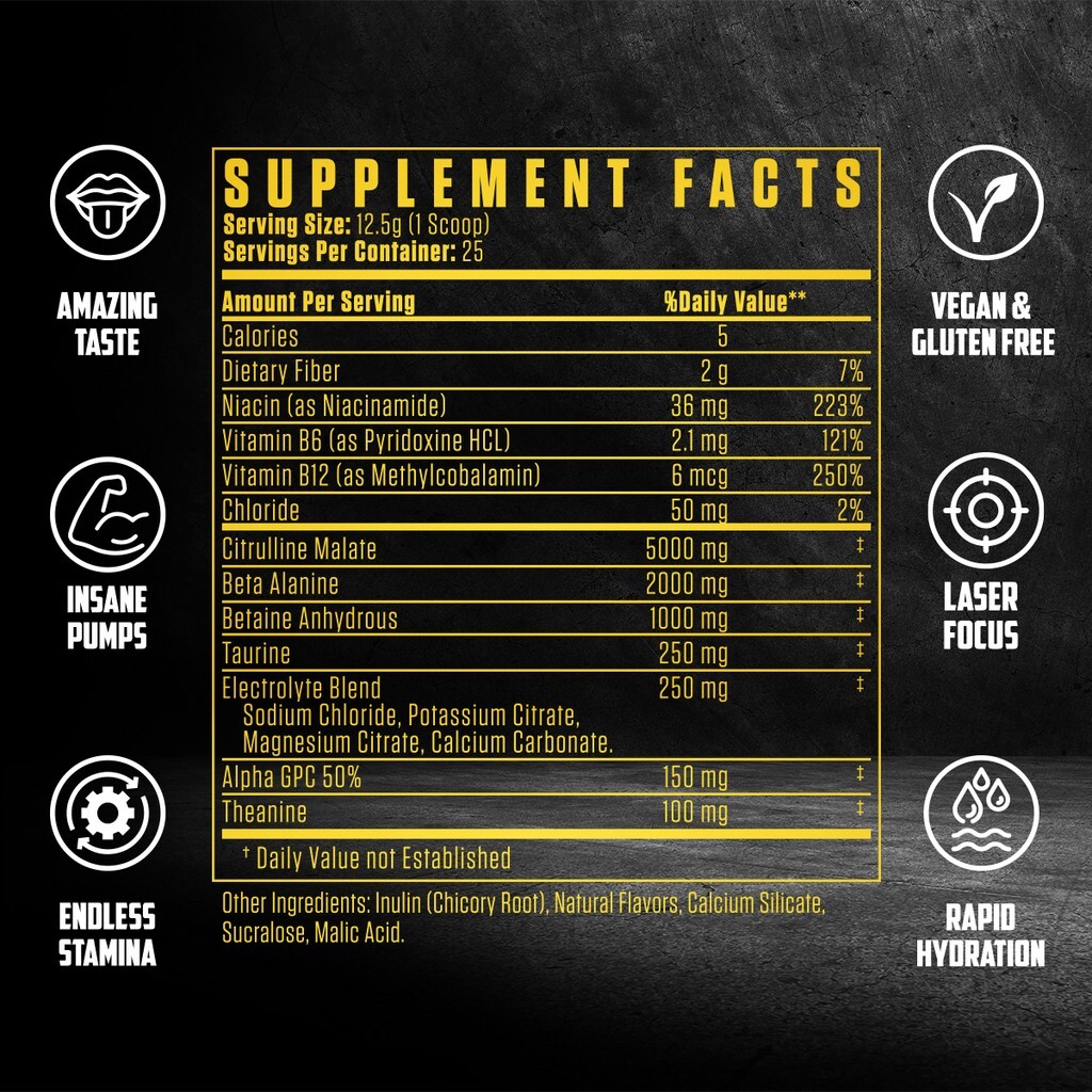 Hydra Pump Stimulant-Free Pre Workout Cherry Blast