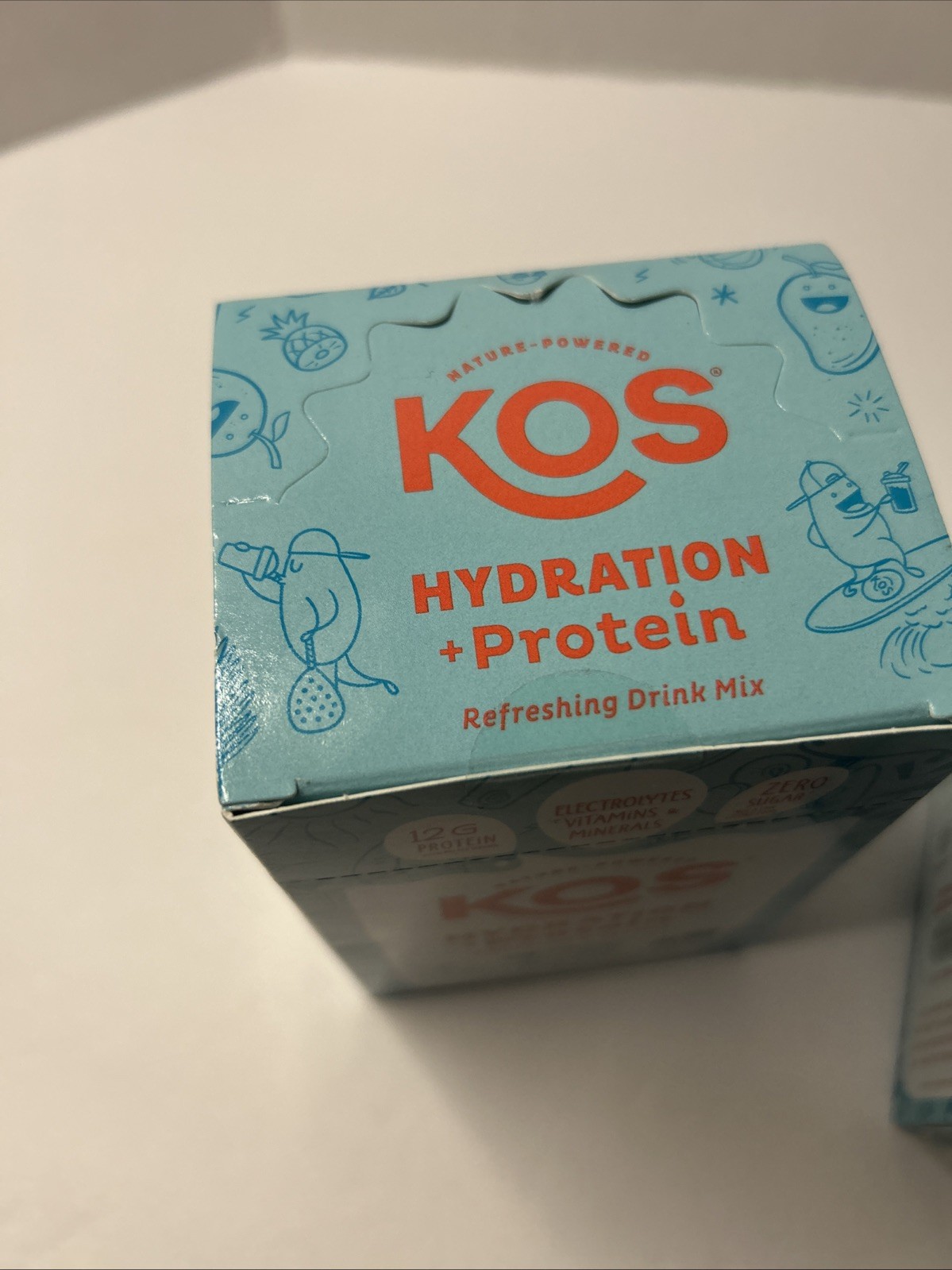 Kos Hydration + Protein – Tropical Flavor- 7 Packets Exp 3/27 2 Packs