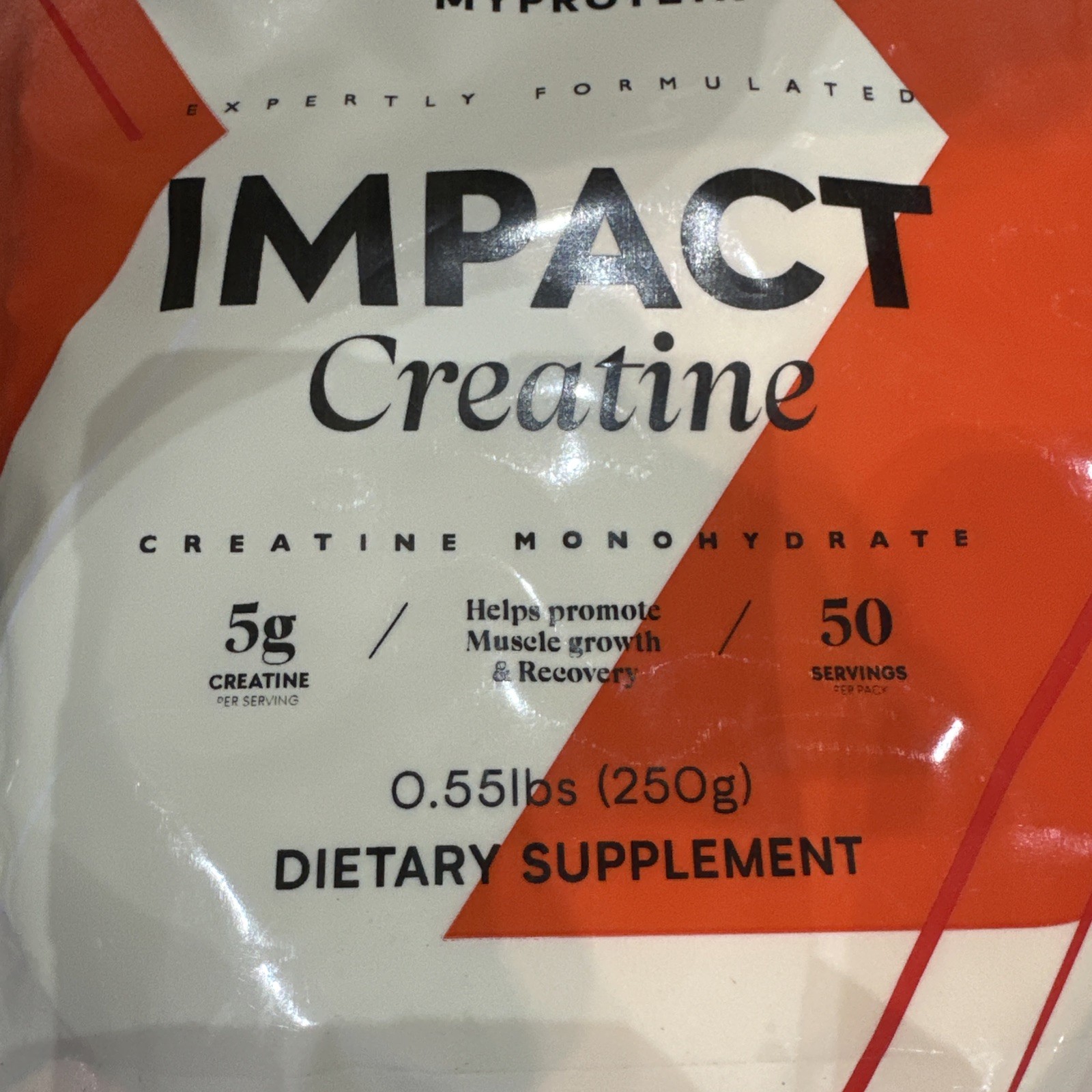 Impact Creatine 50 Servings , 0.55 Lbs (250 G) Great Creatine Recovery