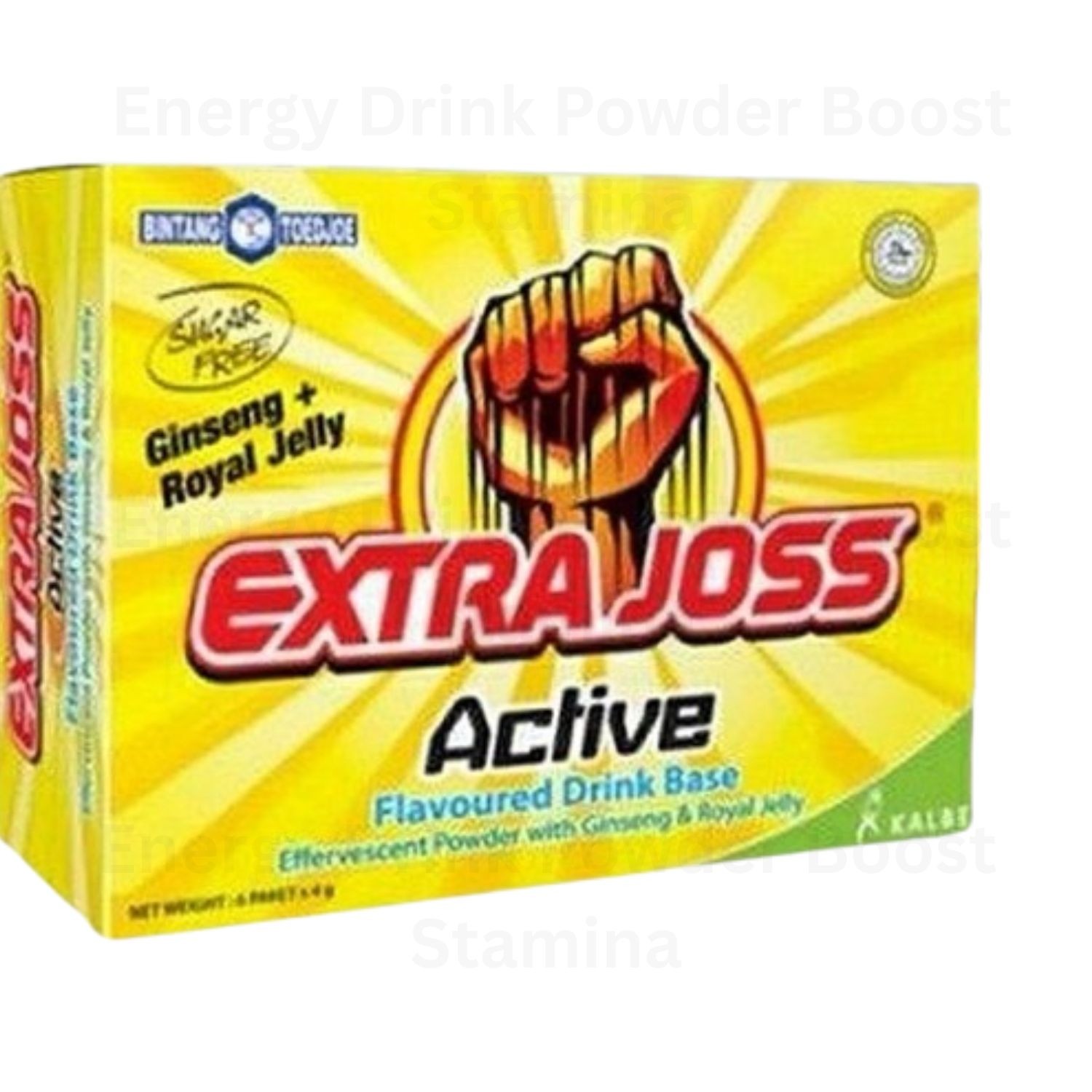 EXTRA JOSS Active Flavour 10 Box (60 Sachets) Energy Drink Powder Boost Stamina