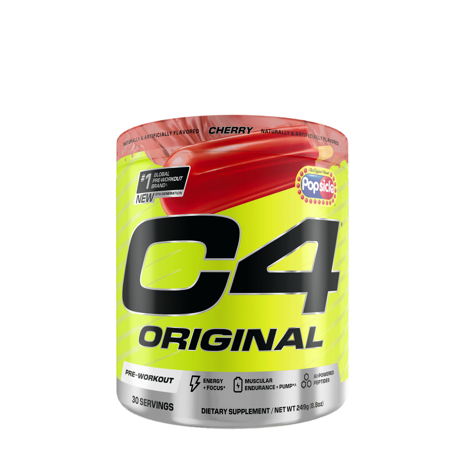 C4 Original Pre-Workout – Cherry Popsicle (30 Servings)