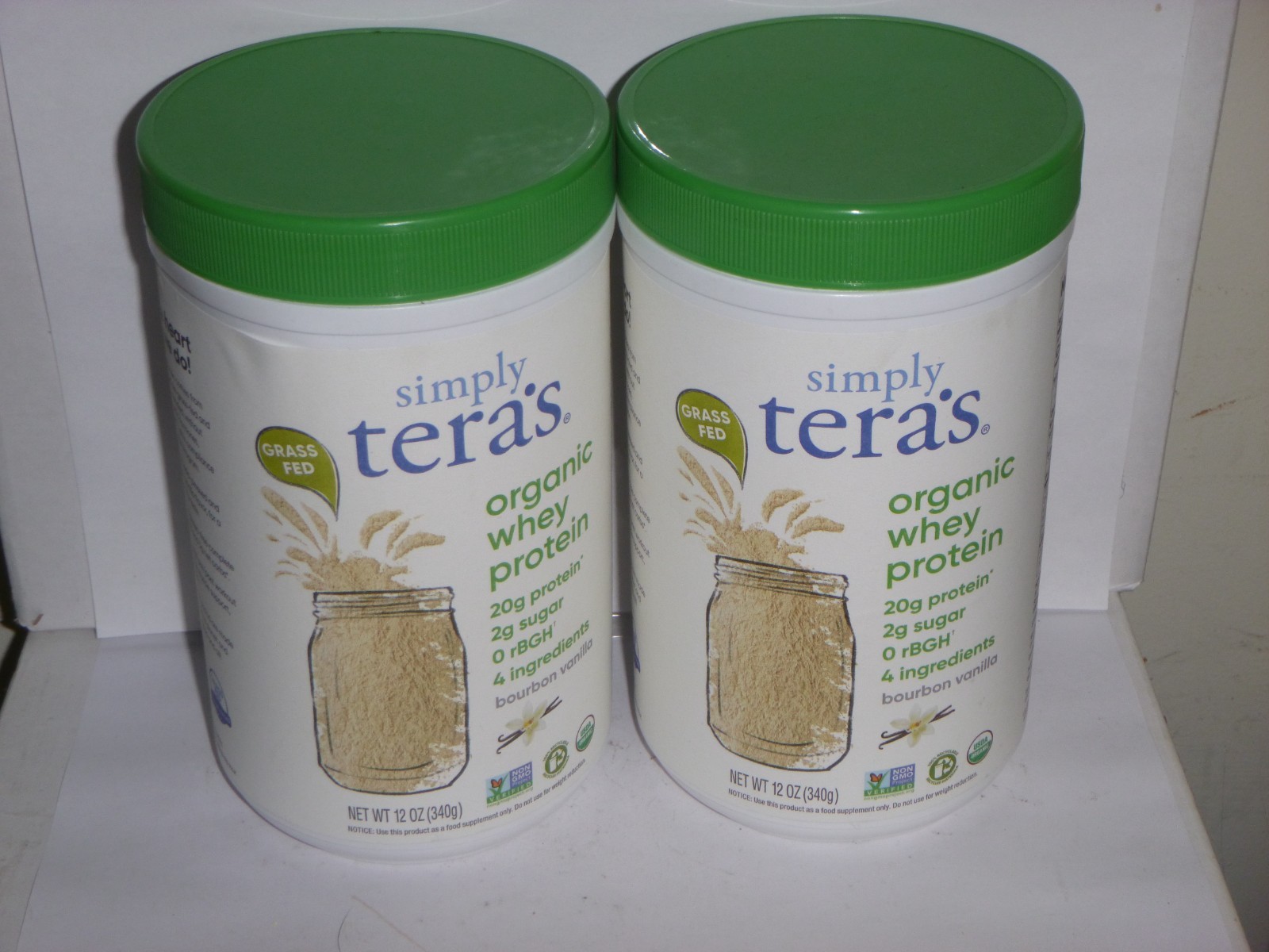 (2 pack) Tera’s Whey Simply Whey Protein Vanilla 12oz – Teras Whey – Exp9/26