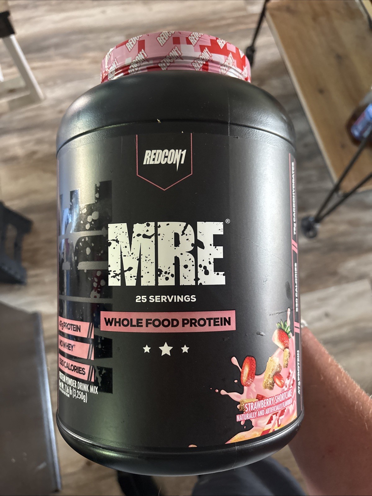 Redcon1 MRE Whole Food Protein Powder – Strawberry Shortcake – 7 lb – Exp 5/28