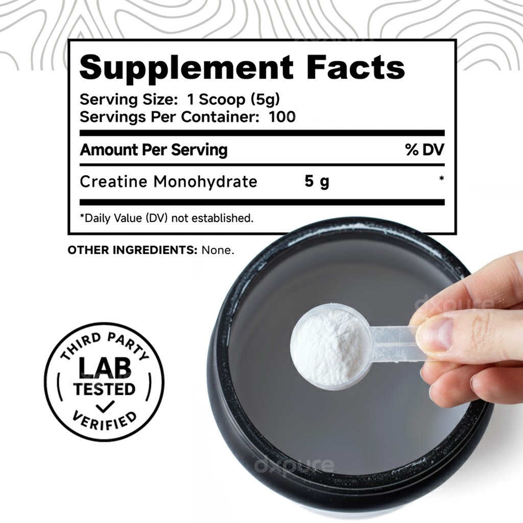 Creatine Monohydrate Micronized Powder 500G – 100 Servings – Unflavored
