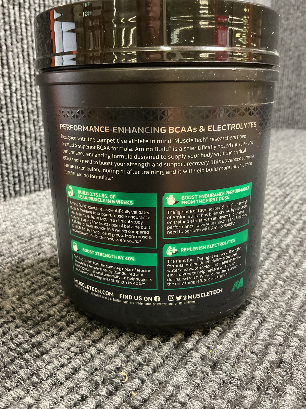MuscleTech BCAA Powder for Men & Women, Strawberry Watermelon -Boosts Strength