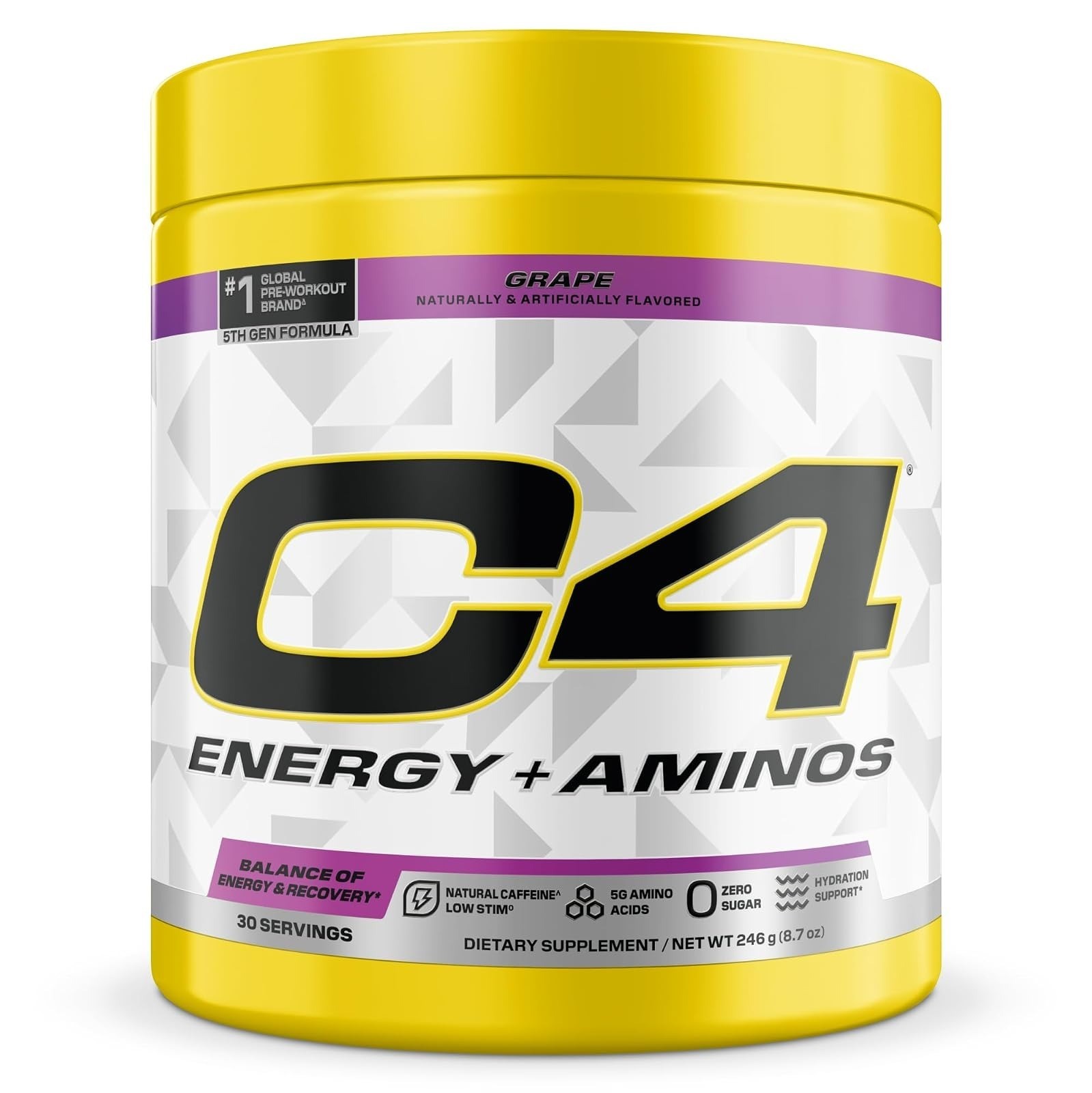 C4 Energy + Aminos Powder Jolly Rancher Cherry – 30 Servings