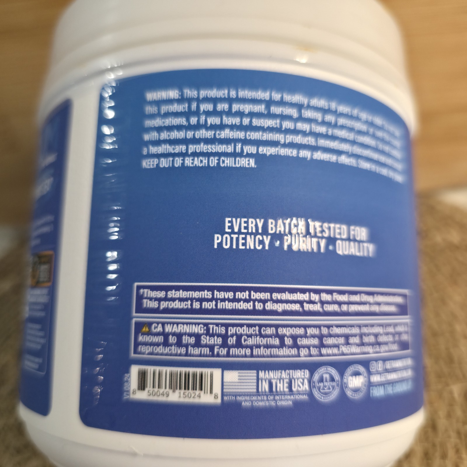 GET RAW NUTRITION CBUM SIGNATURE ESSENTIAL PRE-WORKOUT All-in-one 30 Servings