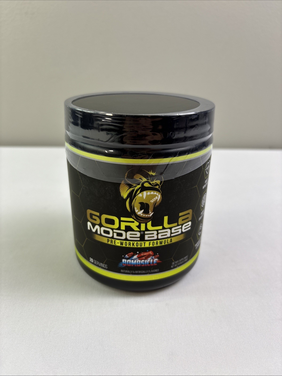 Gorilla Mode Base Pre Workout – Bombsicle 20 Servings Exp 07/2027