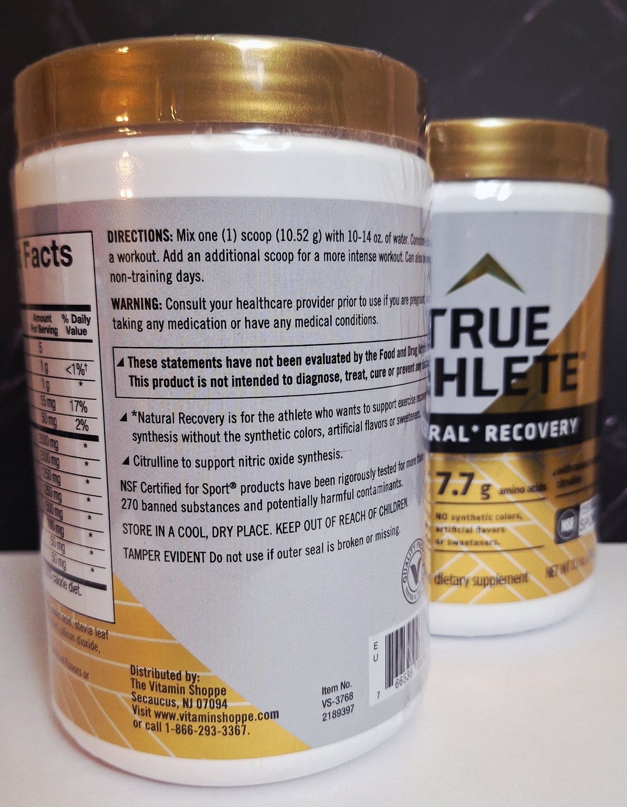 2 Tubs – True Athlete Natural Recovery Aminos, Berry 🫐, 30 Serv, 08/2027✨️