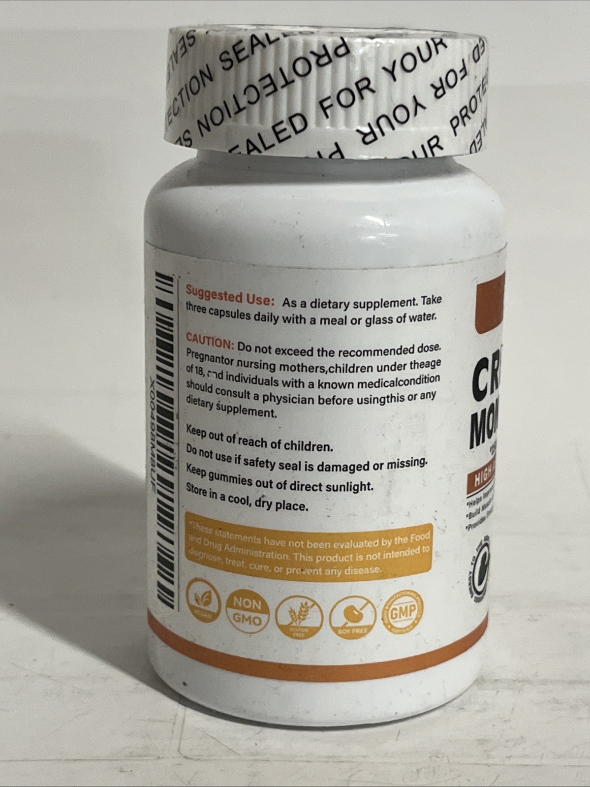 5x ElevateLife Creatine Monohydrate 2500mg, 90 (450 Total) 6/26