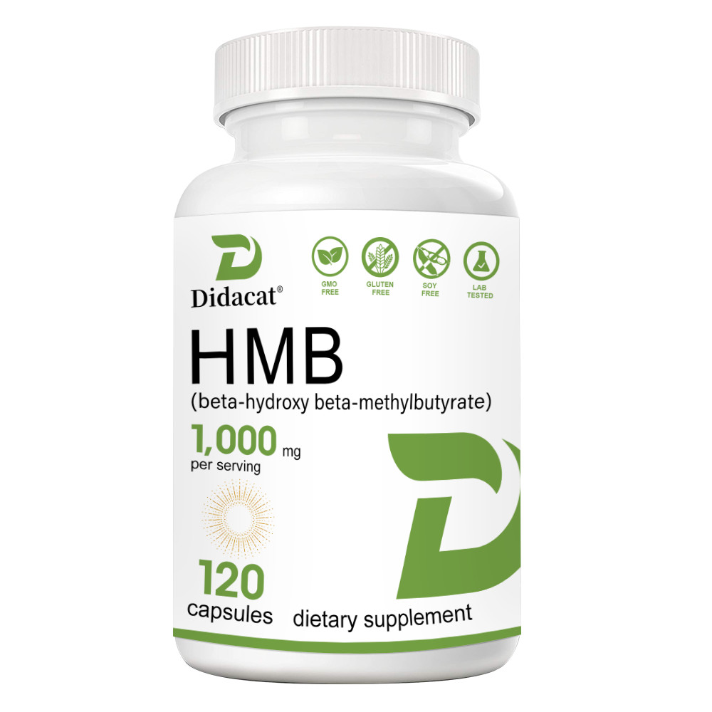 HMB Capsules 1000 Mg Improve Athletic Performance Improve Muscle 120 Pills