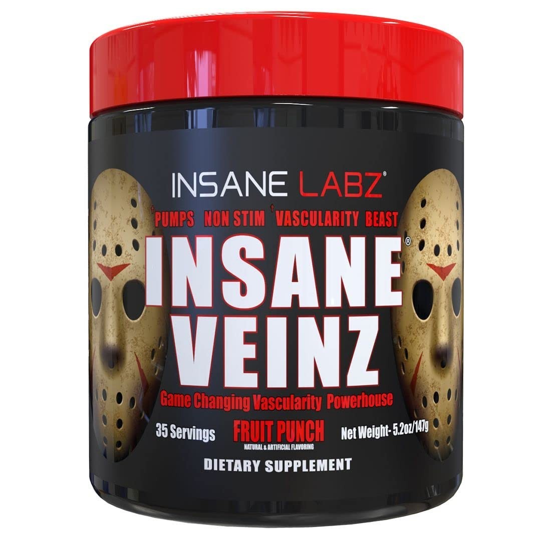 Pre Workout Nitric Oxide Booster Stack – Vascularity, Strength, Energy, Focus –