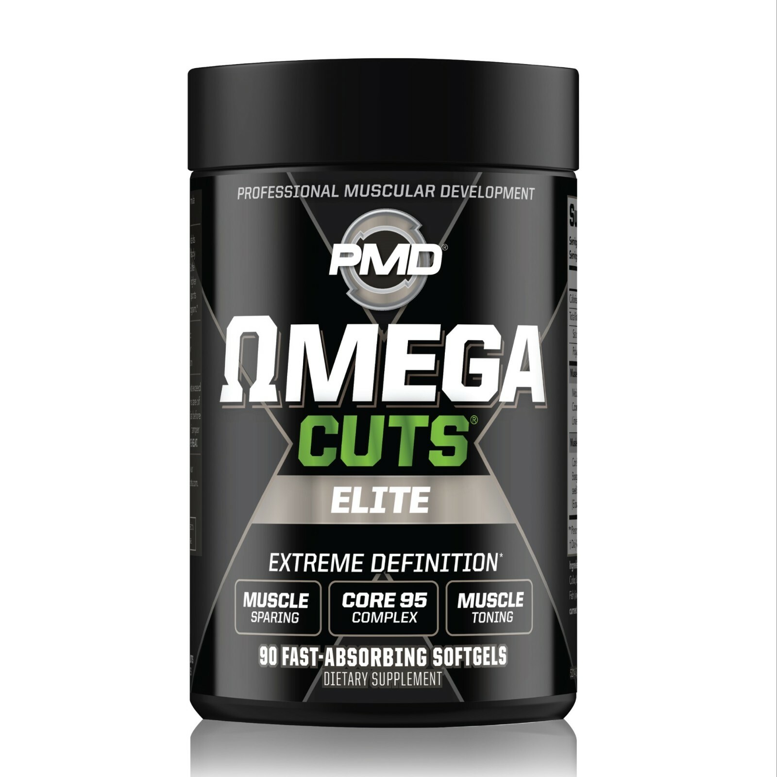 Omega Cuts Elite- Omega Fatty Acids & CLA for Muscle & Definition – 90 Softgels