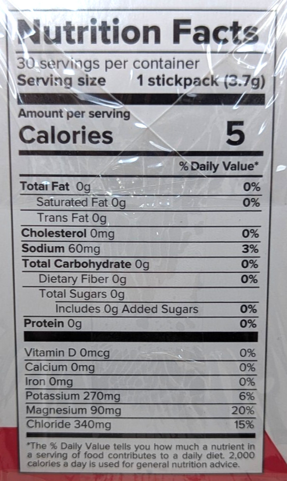 10X Health Electrolyte Drink Mix, 30 Packets, Strawberry Lemonade, Exp. 2/27