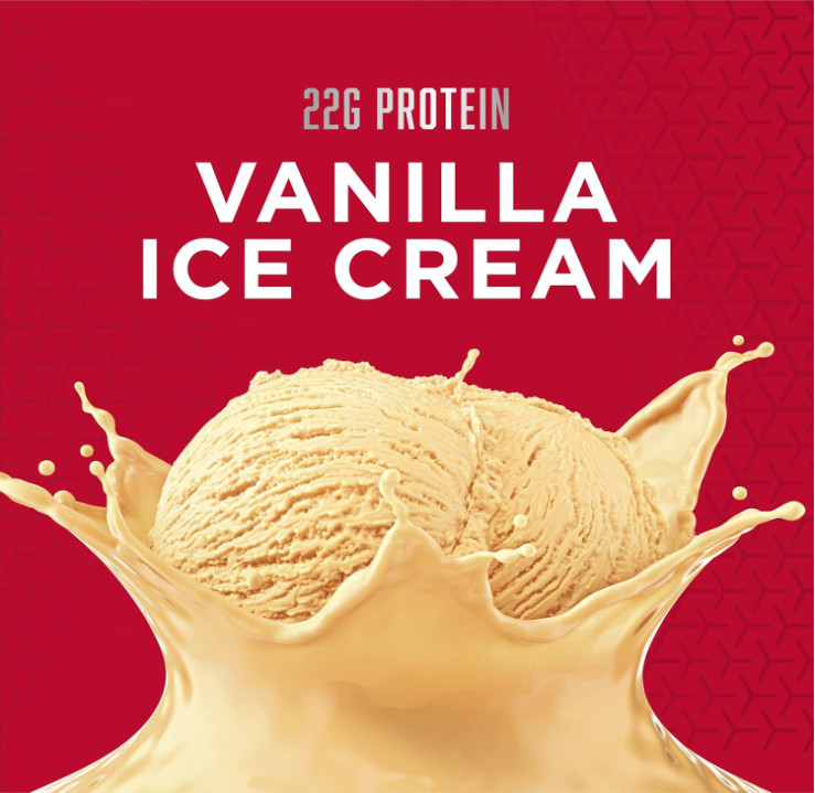 BSN SYNTHA-6 Protein Powder, Vanilla Ice Cream, 5 lb, 48 Servings