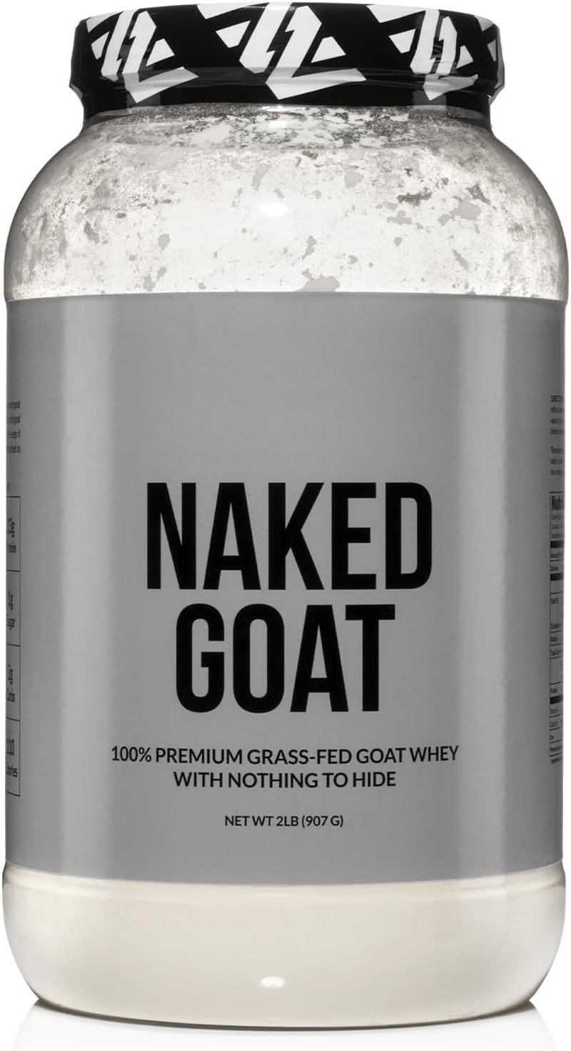 Pasture Fed Goat Whey Protein Powder from Small-Herd Wisconsin Dairies, 2Lb