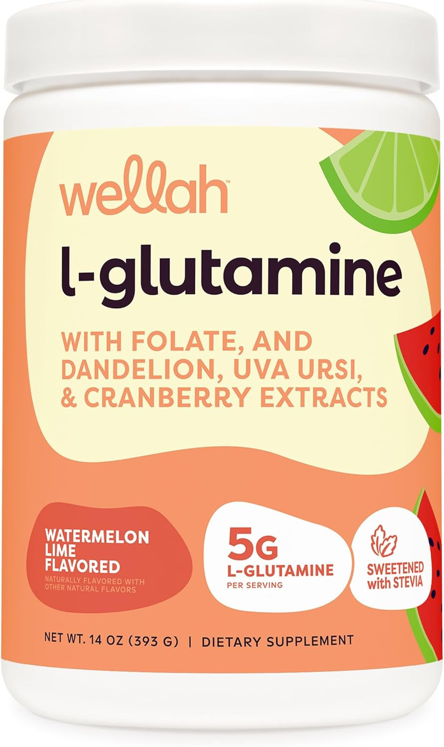 L-Glutamine Powder Unflavored (50 Servings) – 5G L-Glutamine per Serving, Sweete