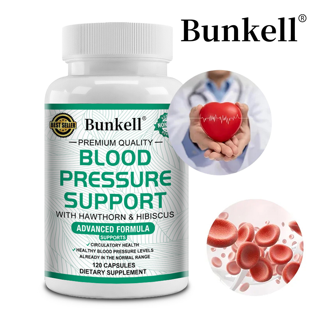 Blood Pressure Support Capsules – Promotes Healthy Blood Circulation + Flow