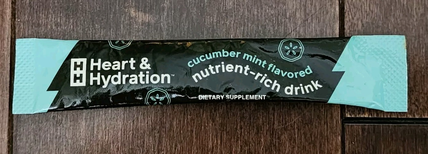 TruVision Truvy Heart & Hydration Cucumber Mint Flavor 9 Packets New Sealed