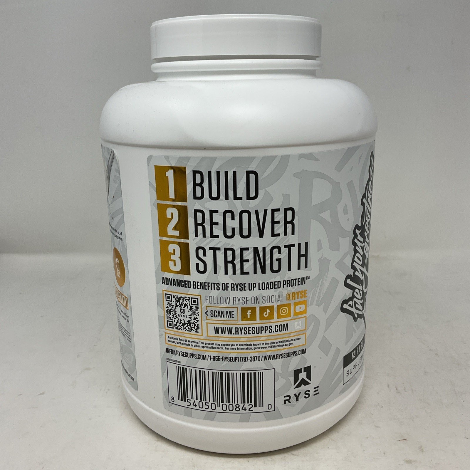 RYSE Loaded Protein Powder – Cinnamon Toast – 54 Servings 4.3 Lb