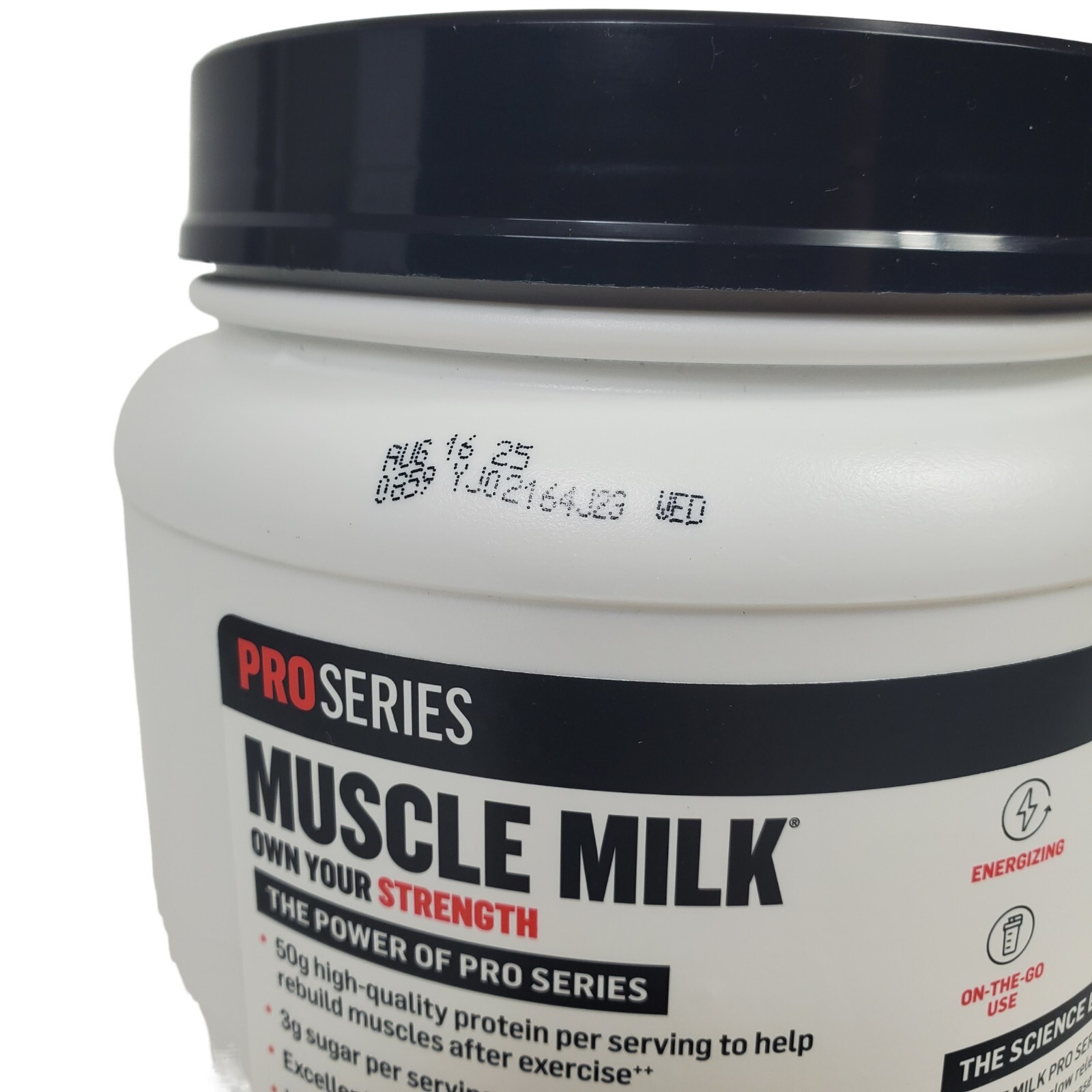 Muscle Milk Pro Series Protein Powder Supplement Knockout Chocolate 2 lb 08/25