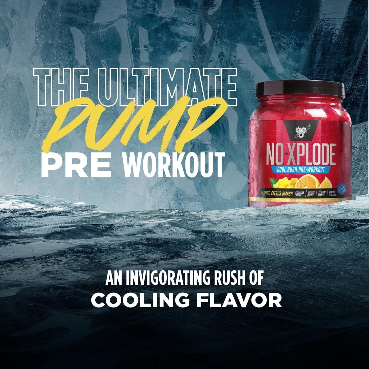 BSN N.O.XPLODE Pre Workout Powder,Energy Supplement for Men and Women 1.2 Pound