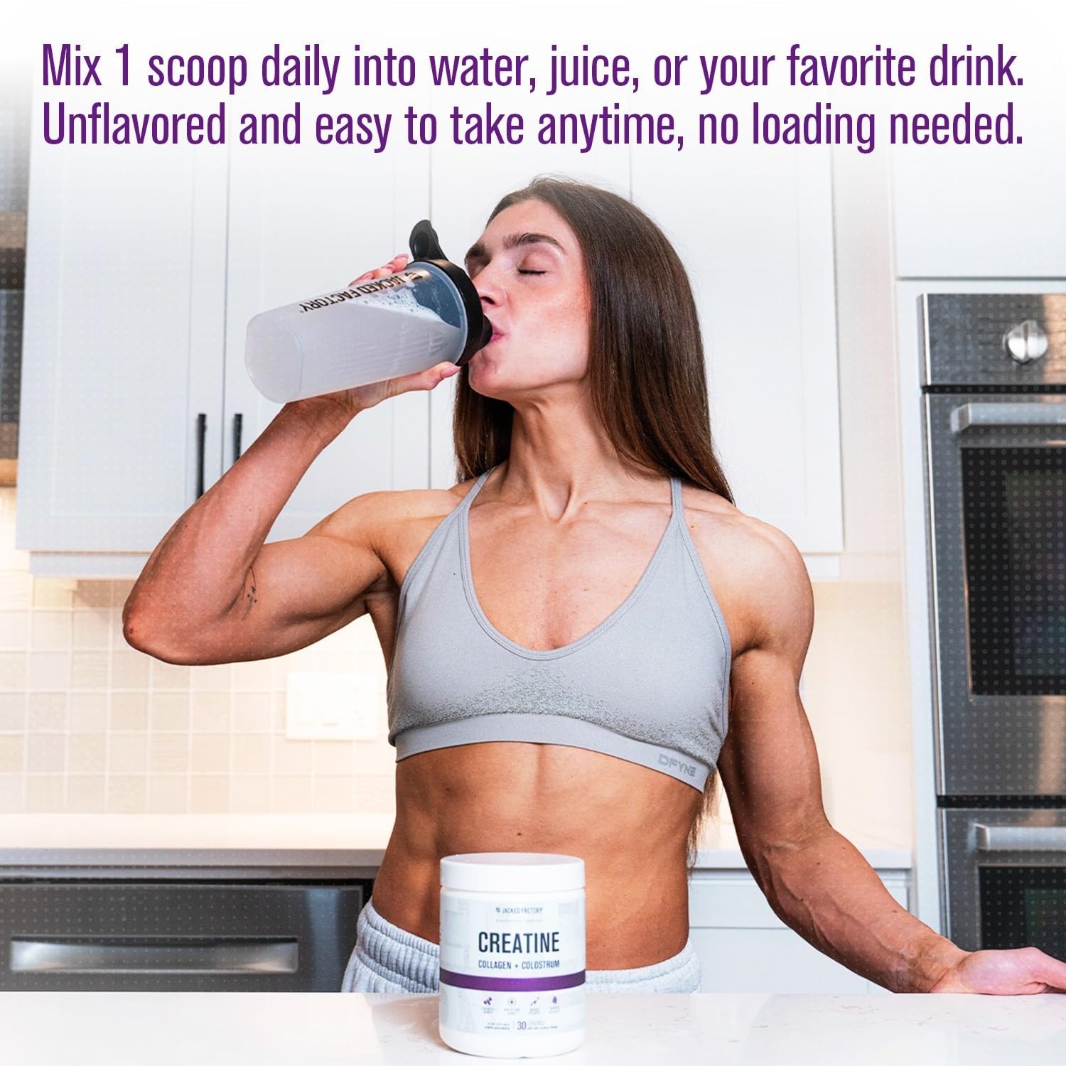 Women’s Creatine Monohydrate with Collagen & Colostrum Unflavored Supplements