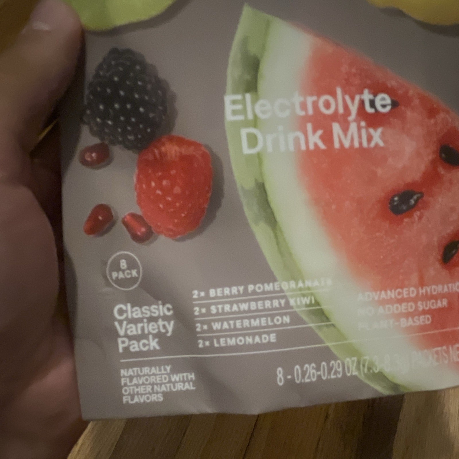 Cure Electrolyte Drink Mix Powder Classic Variety Pack 8-Count, 2 oz (56g)