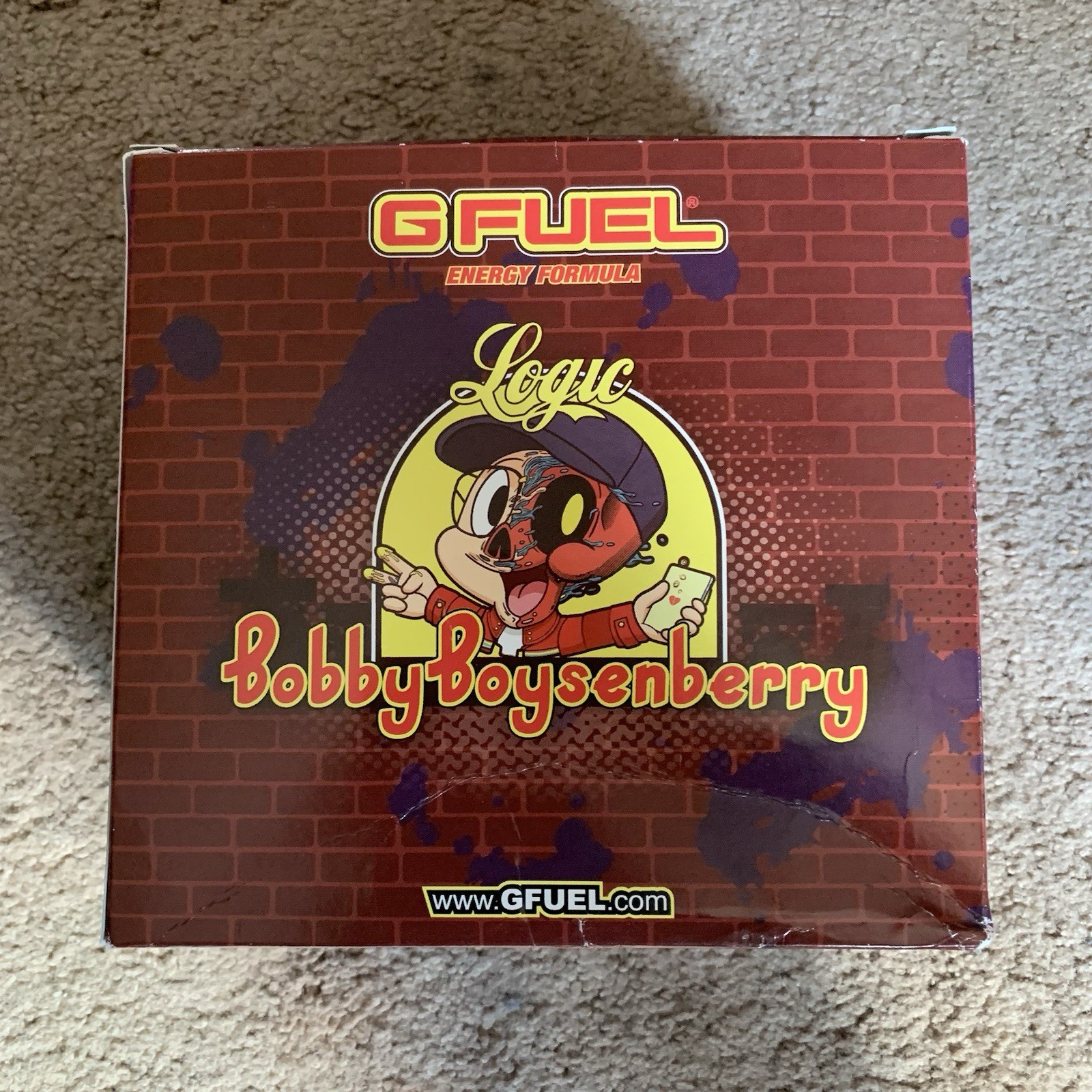 *Rare* G Fuel Bobby Boysenberry Collector’s Box – Limited Edition Gfuel – Logic
