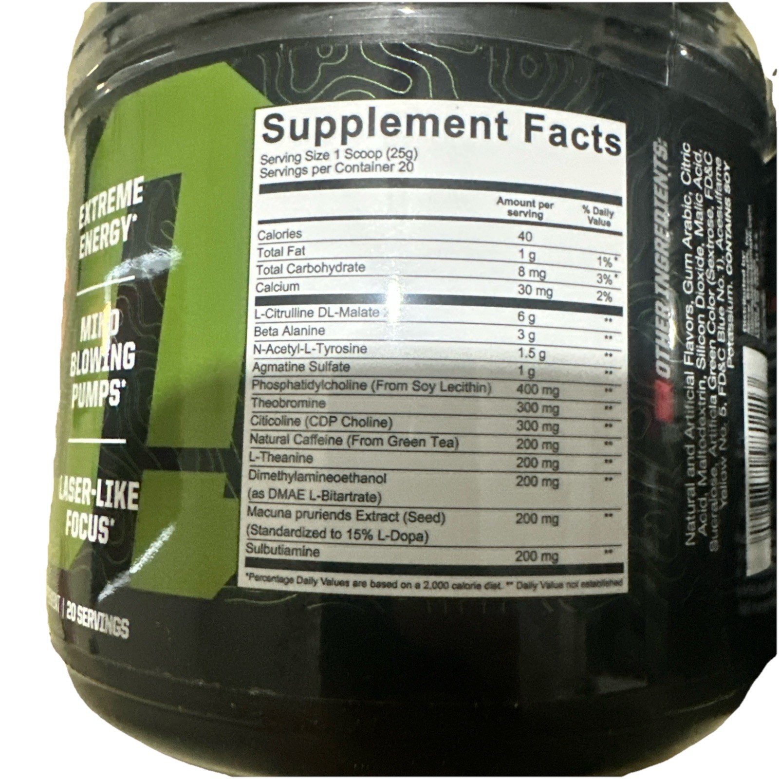 2 Pack! UNDEFINED NUTRITION PRE WORKOUT GREATNESS EXTREME Exp:11/2027