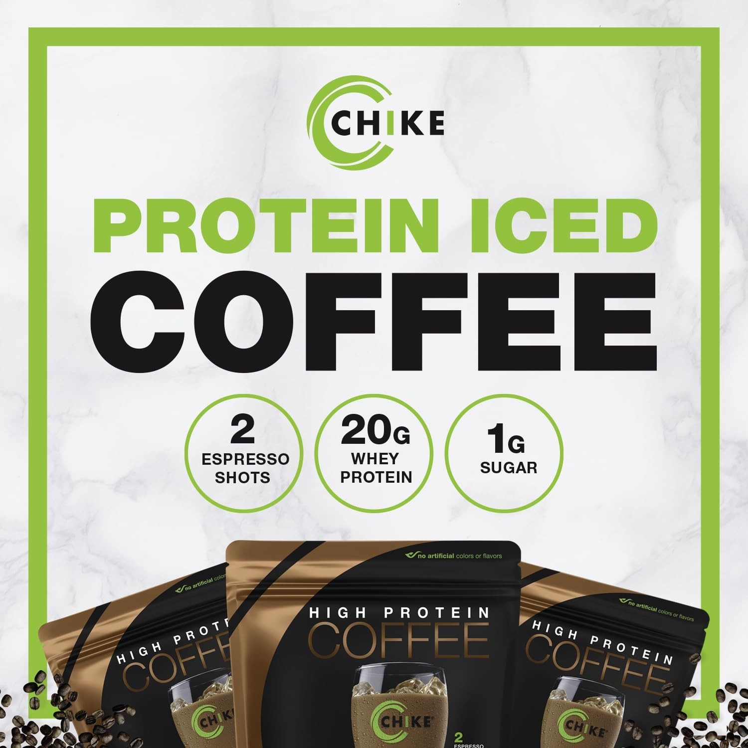 Chike Mocha High Protein Iced Coffee , 20 G Protein, 2 Shots Espresso, 1 G Su…