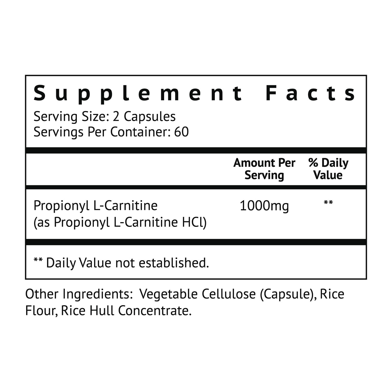 Biolor High Absorption Propionyl-L-Carnitine (PLCAR) No 120 Count (Pack of 1)
