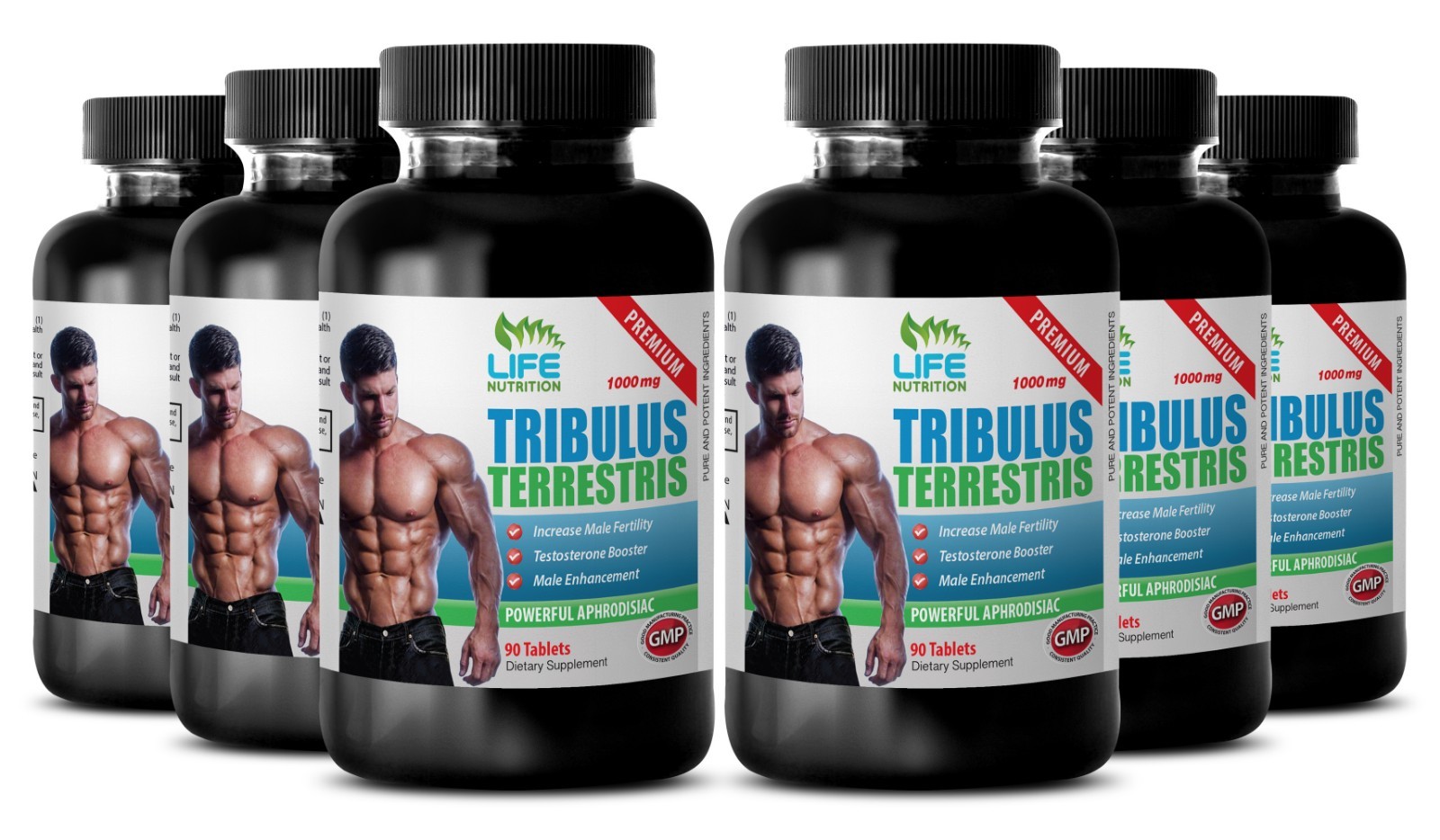 Tribulus Terrestris 1000mg Muscle Mass. Testosterone Libido Level Booster 6B