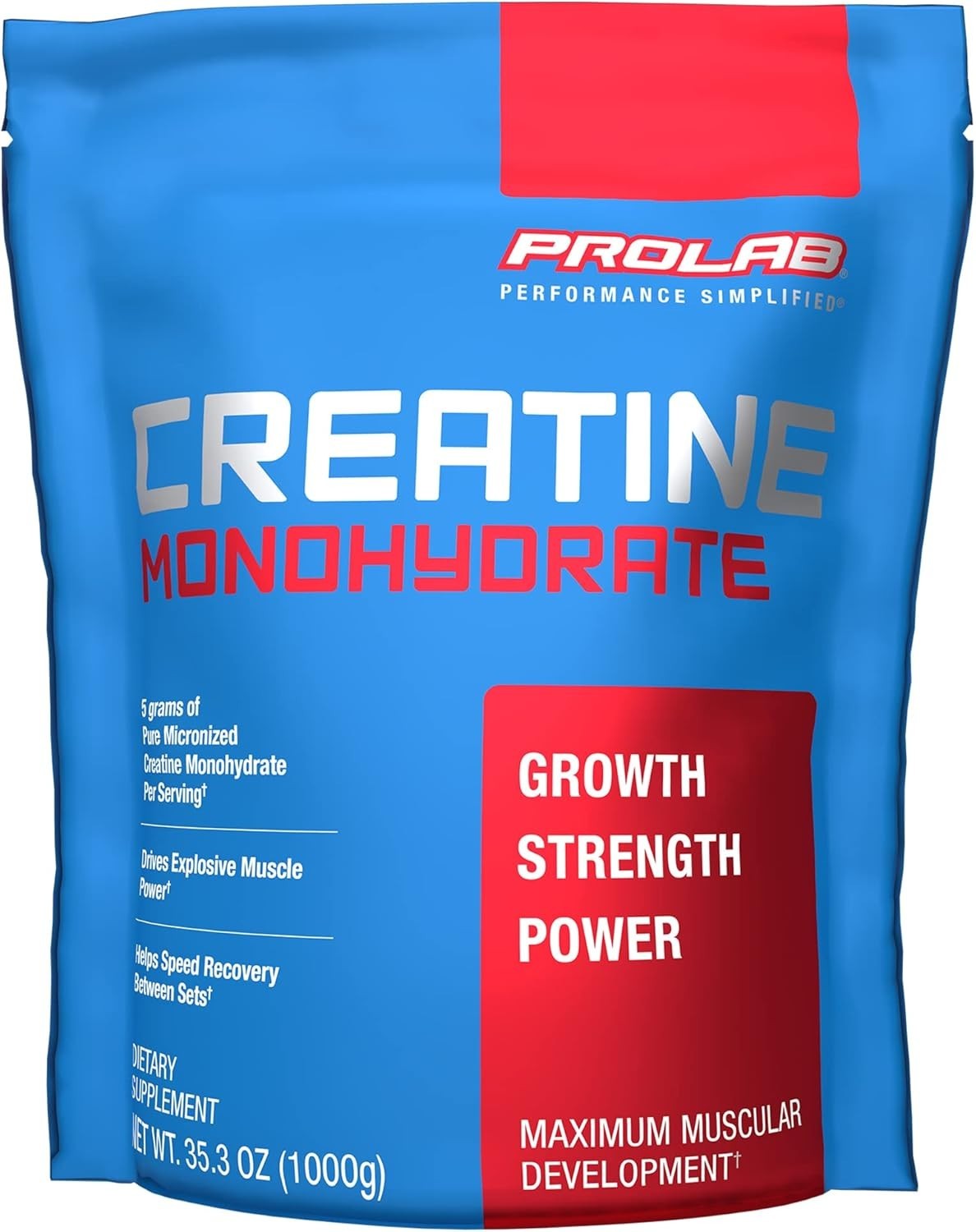 GMP Certified 1000G Creatine Monohydrate – Enhance Muscle Strength & Recovery