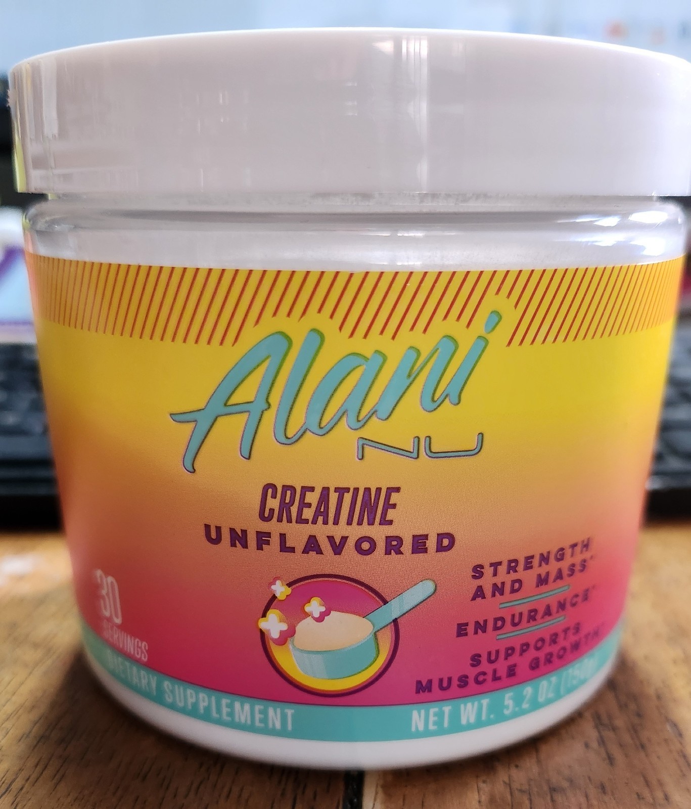 Alani Nu Creatine Monohydrate Powder Unflavored Creatine Powder 5.29oz 05/27
