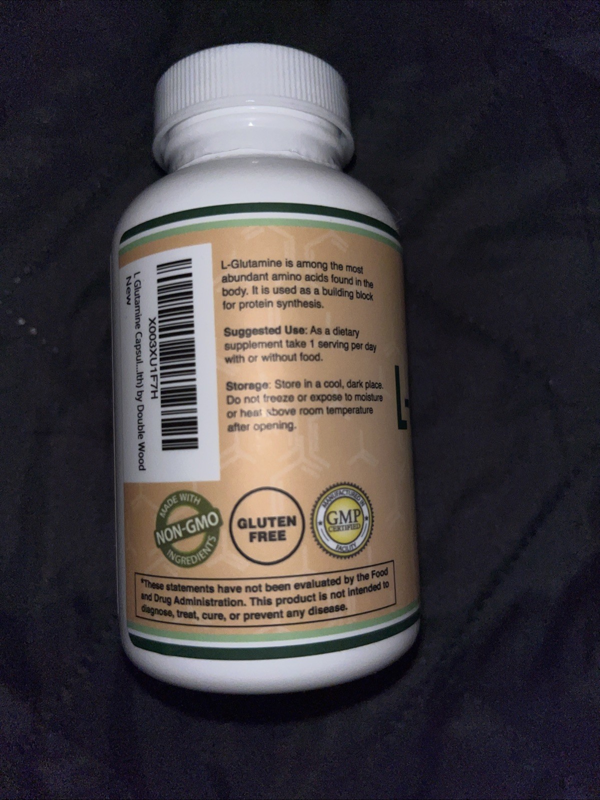 L-Glutamine 1000mg | 120 Capsules | Endurance & Gut Health | Non-GMO Vegan Keto