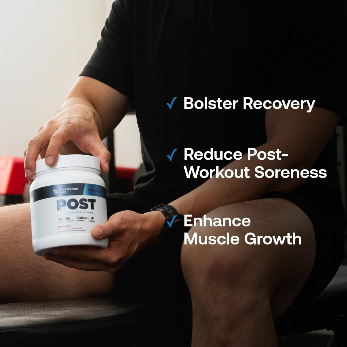 Post – Post-Workout Recovery Muscle Builder with L-Glutamine, Beta-Alanine and B