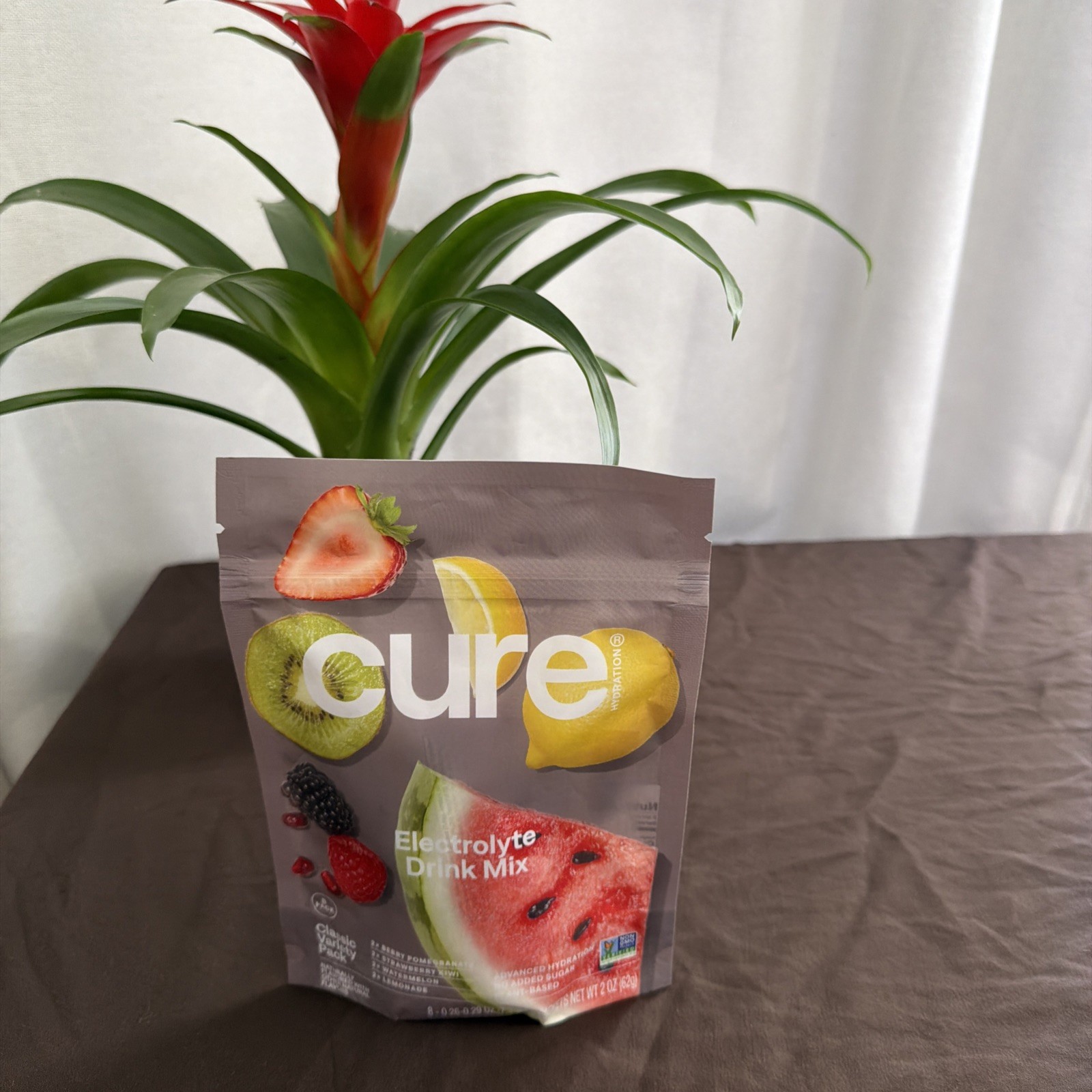 Cure Electrolyte Drink Mix Tropical Variety Pack Of 8 Packs – NEW SEALED!